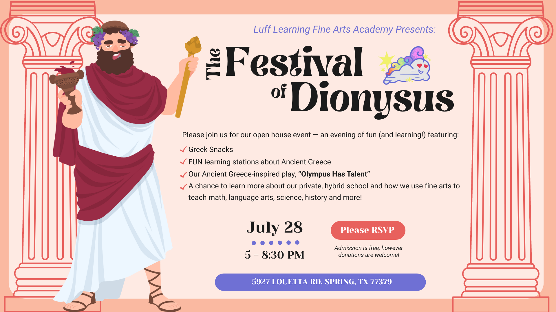 The Festival of Dionysus Luff Learning